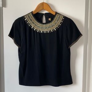 Decorative Scoop Neck Sleeveless Too